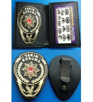 YAKIN KORUMA-ROZETLİ CÜZDANI+KEMER ROZETİ SATINAL-SADECE,YAKIN KORUMA KIMLIK KARTLI PERSONELE SATILIR.-SIVILE SATILMAZ