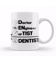 Doctor Engineer Artist Dentist 03 Kupa Bardak Porselen
