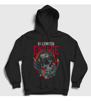 Presmono Unisex Siyah Disarm Metal Killswitch Engage Kapüşonlu Sweatshirt 537370tt