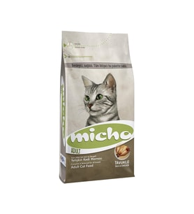 Micho Tavuk Etli, Hamsi Balıklı & Pirinçli Yetişkin Kedi Maması (3 kg)