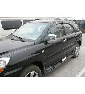 Kia Sportage 2003-2009 Yan Basamak Side Step Oem Style Parlak Siyah