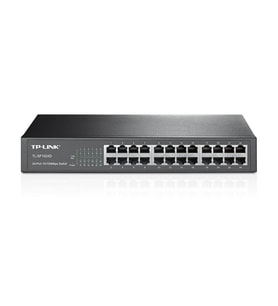 TP-LINK TL-SF1024D 24 PORT 10/100 METAL KASA RACKMOUNT SWITCH