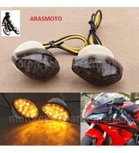 Honda Cbr 600 Rr -1000Rr Gömme Sinyal Seti Duman Sinyal _Supermoto (Renksiz)