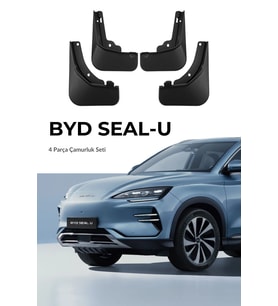 BYD Seal U Uyumlu 4lü Oto Paçalık Çamurluk Koruyucu Siyah Set