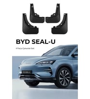 BYD Seal U Uyumlu 4lü Oto Paçalık Çamurluk Koruyucu Siyah Set