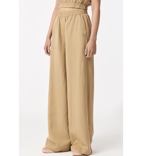 Lacoste Women's Relaxed Fit Pants Kadın Dokuma Rahat Kesim Eşofman Altı Bej