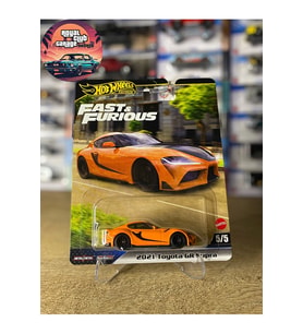 Hot Wheels 2021 Toyota Gr Supra - Fast And Furious - Premium - (1/64) Turuncu