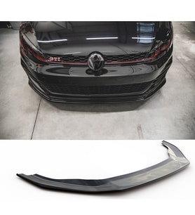 Vw Golf 7.5 Gtı Tampon Ön Lip Plastik Parlak Siyah karlık-ön-ek-bodykit 2017 2018 2019 2020 2021
