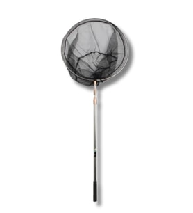 Powerex Paslanmaz Krom Çelik Lüks Kepçe (50cm Çap / 190cm Sap / Dar Göz)