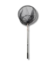 Powerex Paslanmaz Krom Çelik Lüks Kepçe (50cm Çap / 190cm Sap / Dar Göz)