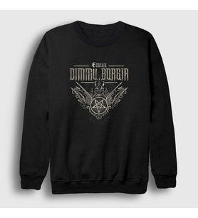 Presmono Unisex Siyah Eonian Dimmu Borgir Sweatshirt 142093tt