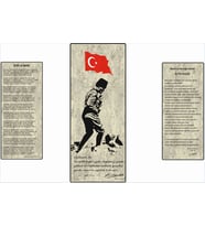 Armada Çini Atatürk Köşesi Digital Seramik Baskı Pano Çalışması