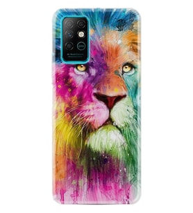Infınıx Note 8 Kılıf Desenli Silikon Kılıf Colorfull Leon 2 1388