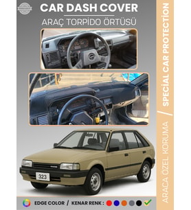 MAZDA 323 BF (1985-1989) Torpido Örtüsü Panel Koruma Torpido Koruma Tam Uyum Çatlamayı Önler Kaymaz
