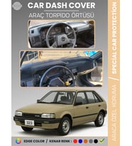 MAZDA 323 BF (1985-1989) Torpido Örtüsü Panel Koruma Torpido Koruma Tam Uyum Çatlamayı Önler Kaymaz