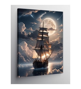 Kanvas Tablo Yelkenli Gemi 100 X 140 Cnvsdkey-126439-100-140