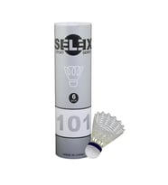 Selex 101 Badminton Topu 6'lı (Beyaz)