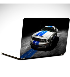 Mavi Mustang Laptop Sticker 10 İnch (25X19CM)