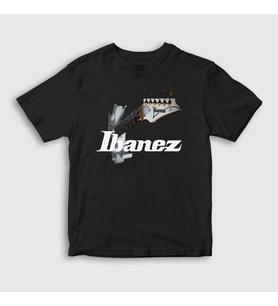 Presmono Unisex Çocuk Siyah Guitar Gitarist Hediye Ibanez T-Shirt 548869tt