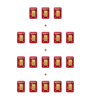 Nadir Gold 24 Ayar 18 Gram Külçe Altın (18 Adet 1 Gram Külçe Altın )