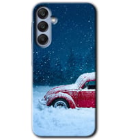 Galaxy A35 Kılıf HD Desen Baskılı Kılıf - Karlı Vosvos
