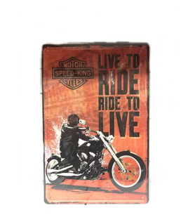 cosy home gift Retro eskitilmiş motor tablo Metal  Ev Ofis Orginal duvar Dekor Masa Süsü