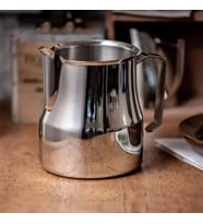 Paslanmaz Çelik Süt Potu - Kahve Potu - Pitcher Sütlük - Süt Köpürtücü - Köpürtme Kabı - 350 ml