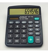 JOINUS JS-772 12 Haneli Büyük Ekranlı İki Yönlü Güç Kaynaklı Elektronik Hesap Makinesi