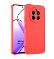 Microsonic Realme 12 Plus Kılıf Groovy Soft Kırmızı (Kırmızı)