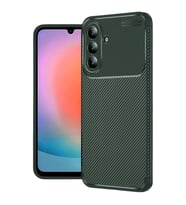 Samsung Galaxy S26 Plus Auto Focus Karbon Kapak - Koyu Yeşil