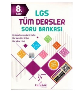 Karekök Yayınları Karekök 8. Sınıf Lgs Tüm Dersler Soru Bankası (Çok Renkli)