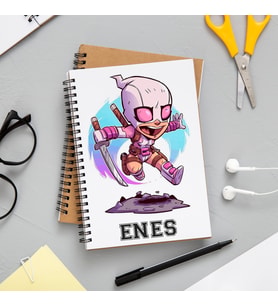Gwenpool Defteri Kişiye Özel