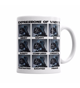 Vader Expressions Kupa Bardak Porselen