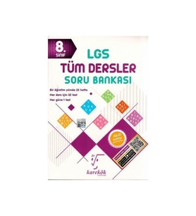 Karekök Yayıncılık Karekök Yayınları 8.sınıf Tüm Dersler Soru Bankası (Çok Renkli)