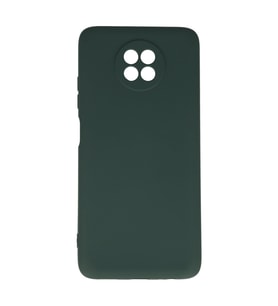 Xiaomi Redmi Note 9 5g Kılıf Nano İçi Kadife Silikon - Koyu Yeşil
