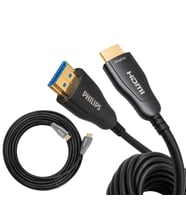 Philips SWR3019W/93 70 Metre 4K 60Hz AOC Fiber Optik HDMI Kablo Çinko Alaşım Gövde