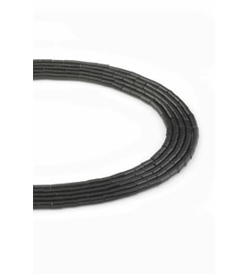 Oniks Doğal Taş Parlak Silindir Kesim 2x4mm Dizi [AA]
