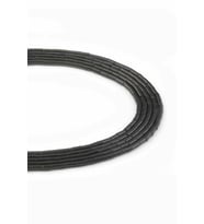 Oniks Doğal Taş Parlak Silindir Kesim 2x4mm Dizi [AA]