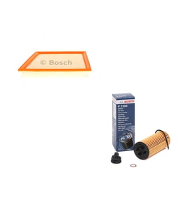 Bosch Filtre Bakım Seti BMW 2 SERİSİ 218 i Benzin 2014-2016 Hava + Yağ filtre
