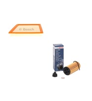 Bosch Filtre Bakım Seti BMW 2 SERİSİ 218 i Benzin 2014-2016 Hava + Yağ filtre
