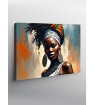 Kanvas Tablo Afrikalı Kadın