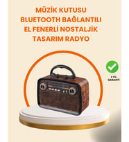 Bluetooth Hoparlör – Kablosuz Bağlantı, Geniş Ses Alanı, Radyo Destekli, Hafif ve Taşınabilir