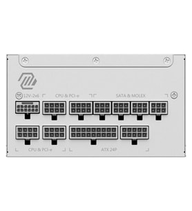MSI MAG 1000GL PCIE5 WHITE 1000W 80+ GOLD POWER