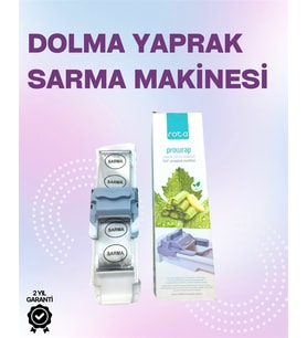Yaprak Sarma Makinesi – Üzüm, Lahana ve Pazı İçin Otomatik Sarım Kolaylığı.