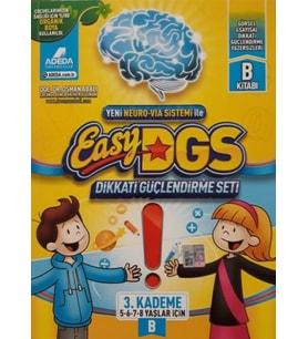 EASY Dikkati Güçlendirme Seti 5-8 yaş B Kitapçığı