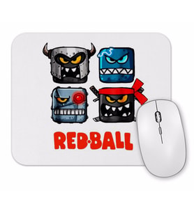 Red Ball 4 Mouse Pad