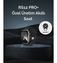 Rs12 Pro+ 2025 Serisi Uzun Şarj Süreli Garantili Full Ekranlı Özel Üretim Akıllı Saat – 2gb Hafıza,