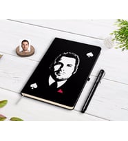 BK Gift Kişiye Özel Godfather Baba Tasarımlı Siyah Defter ve Kalem Hediye Seti-12