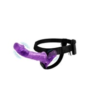 Belden Bağlamalı Çift Taraflı Titreşimli Strapon Dildo