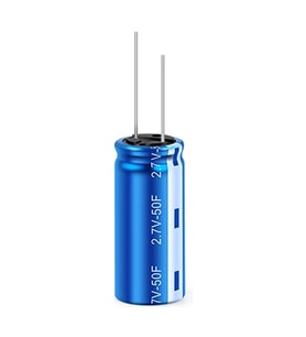50F 2.7V Süpercap 10x25mm DIP Süper Kapasitör Enerji Depolama Güneş Rüzgar Akü Batarya Güç Kaynağı